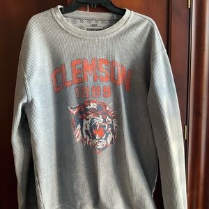 Ribbed Clemson Sweatshirt